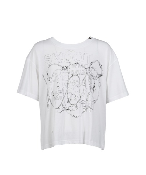 SKOOT(スクート)の「MILLIONAIRES SANS AME T-SHIRT(Tシャツ/カットソー・メンズ・ホワイト・SMALL/MEDIUM/LARGE)」の1枚目の写真