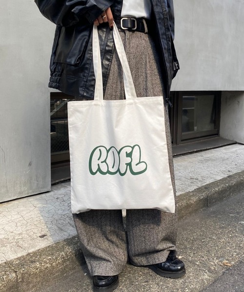 COLONY 2139(コロニートゥーワンスリーナイン)の「キャンバストートバッグ(トートバッグ・レディース・ブルー/グレー/アイボリー/ピンク/ホワイト/オレンジ・FREE)」の10枚目の写真