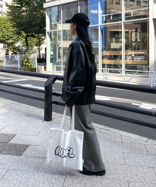 COLONY 2139(コロニートゥーワンスリーナイン)の「キャンバストートバッグ(トートバッグ・レディース・ブルー/グレー/アイボリー/ピンク/ホワイト/オレンジ・FREE)」の11枚目の写真