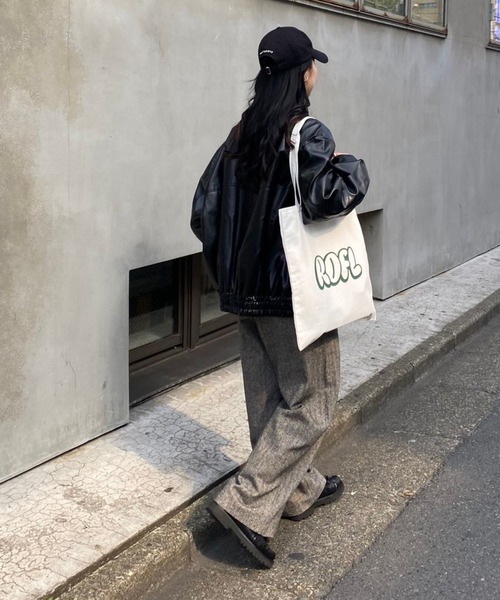 COLONY 2139(コロニートゥーワンスリーナイン)の「キャンバストートバッグ(トートバッグ・レディース・ブルー/グレー/アイボリー/ピンク/ホワイト/オレンジ・FREE)」の12枚目の写真