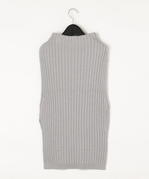 Gabardine K.T(ギャバジンケーティー)の「ソフトウール ワイドリブベスト(ニット/セーター・レディース・グレー・9号)」の21枚目の写真