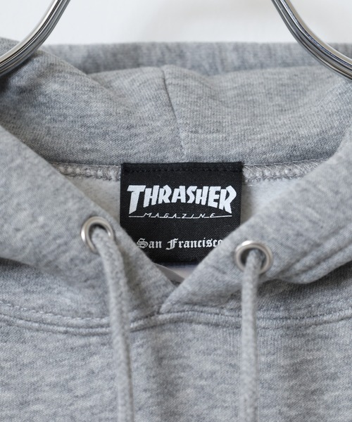 THRASHER(スラッシャー)の「THRASHER 4C BOX LOGO SWEAT L/S HOODIE 長袖スウェットプルオーバーパーカー(パーカー・メンズ・グレー/グレー系/ブラック/ブラック系・L/XL/M)」の20枚目の写真