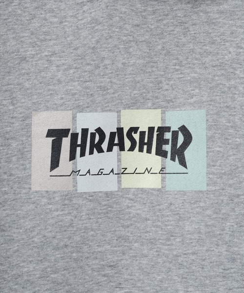 THRASHER(スラッシャー)の「THRASHER 4C BOX LOGO SWEAT L/S HOODIE 長袖スウェットプルオーバーパーカー(パーカー・メンズ・グレー/グレー系/ブラック/ブラック系・L/XL/M)」の22枚目の写真