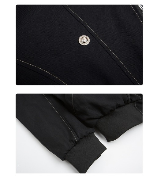 mushwear（マッシュウェア）の「ボリュームファーフード付きショートブルゾン（ブルゾン・メンズ・ブラック/ブラウン・LARGE/MEDIUM/X-LARGE）」の8枚目の写真