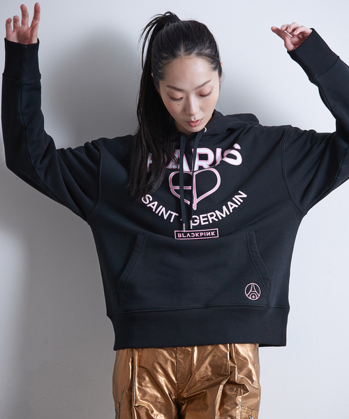 BlackpinkxPSG】Elevated Graphic Hoodie ST856- BLKPSG- BPP