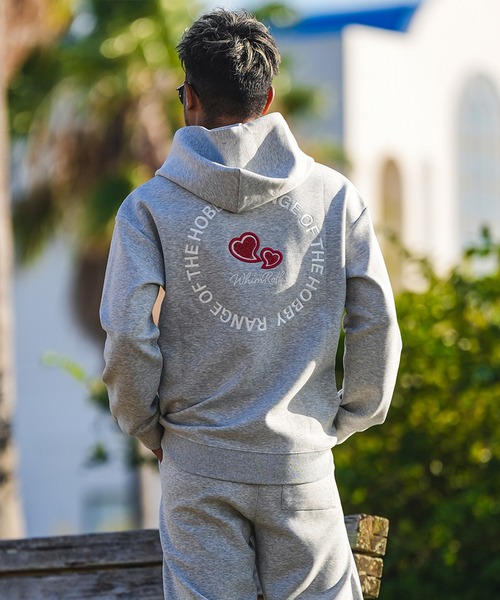 W/Rハートロゴプルパーカー（パーカー）｜adamsJUGGLER（アダムス