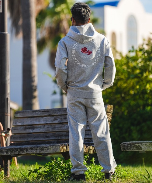 adamsJUGGLER（アダムスジャグラー）の「W/Rハートロゴプルパーカー（パーカー・メンズ・ブラック/グレー・M/XL）」の10枚目の写真