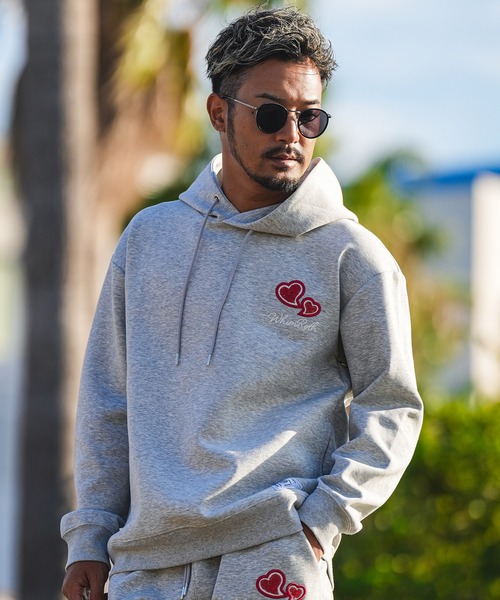 adamsJUGGLER（アダムスジャグラー）の「W/Rハートロゴプルパーカー（パーカー・メンズ・ブラック/グレー・M/XL）」の21枚目の写真