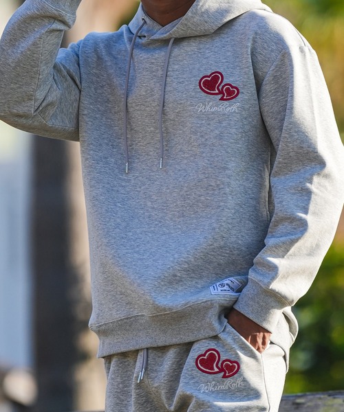 W/Rハートロゴプルパーカー（パーカー）｜adamsJUGGLER（アダムス