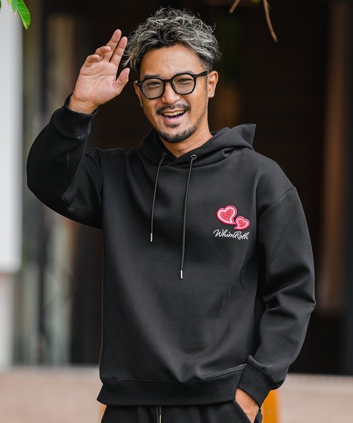 adamsJUGGLER（アダムスジャグラー）の「W/Rハートロゴプルパーカー