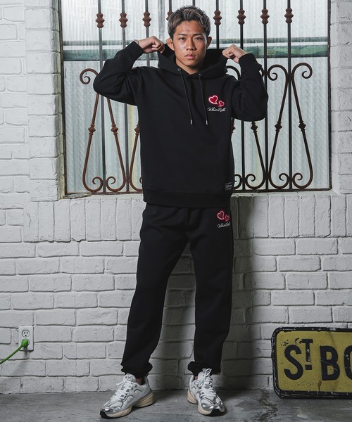 W/Rハートロゴプルパーカー（パーカー）｜adamsJUGGLER（アダムス