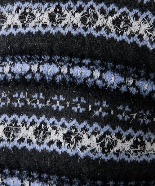 russet(ラシット)の「【再値下げ】フェアアイルクロップドニット(ニット/セーター・レディース・ベージュ/ネイビー・FREE)」の22枚目の写真