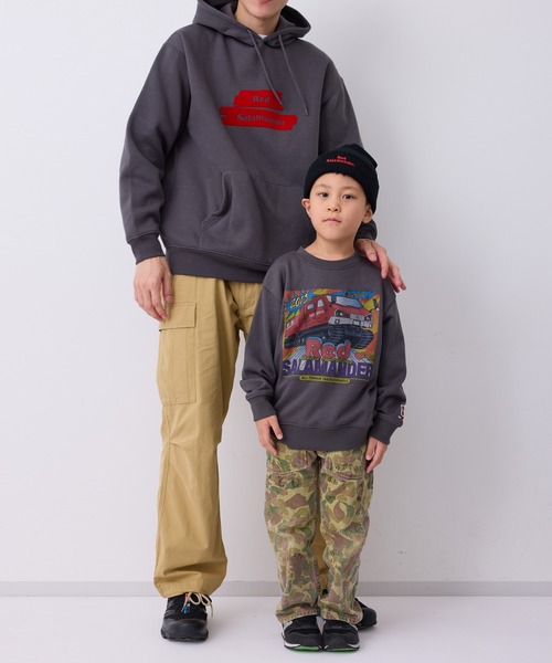  j.n.r.d（ジェー・エヌ・アール・ディー）の「【Red Salamander】裏起毛ロゴパーカー（パーカー・メンズ・チャコールグレー/グレー・L/LL/M）」の10枚目の写真