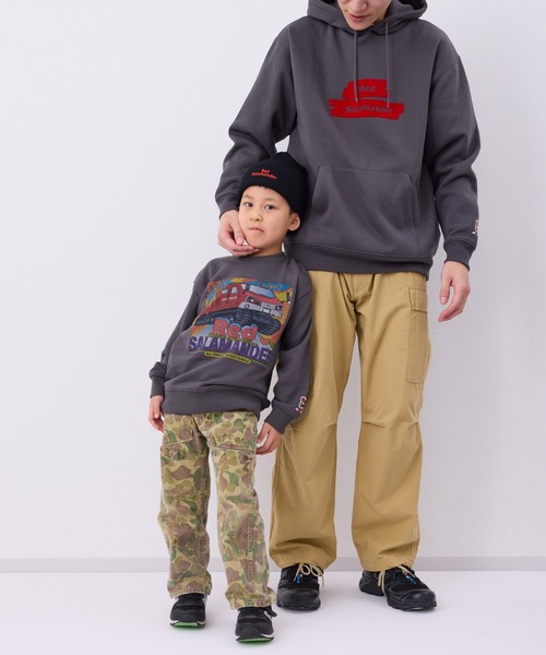  j.n.r.d（ジェー・エヌ・アール・ディー）の「【Red Salamander】裏起毛ロゴパーカー（パーカー・メンズ・チャコールグレー/グレー・L/LL/M）」の11枚目の写真