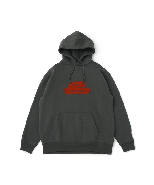  j.n.r.d（ジェー・エヌ・アール・ディー）の「【Red Salamander】裏起毛ロゴパーカー（パーカー・メンズ・チャコールグレー/グレー・L/LL/M）」の4枚目の写真