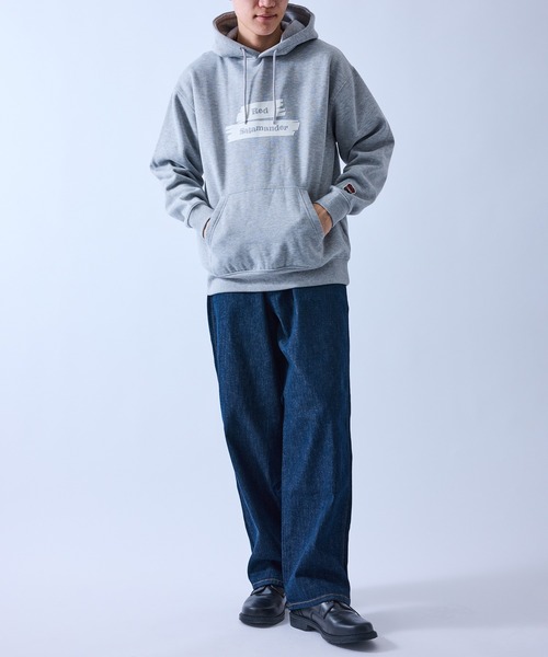  j.n.r.d（ジェー・エヌ・アール・ディー）の「【Red Salamander】裏起毛ロゴパーカー（パーカー・メンズ・チャコールグレー/グレー・L/LL/M）」の15枚目の写真