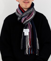 James Charlotte(WFCXVbg)́yJAMES CHARLOTTE/WF[XEVbgzLambswool Russell Muffler 25(Xg[/V[)