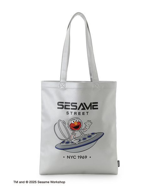 SESAME STREET(セサミストリート)の「【MARS COLLECTION】トートバッグ(トートバッグ・レディース・シルバー/ブラック・F)」の3枚目の写真