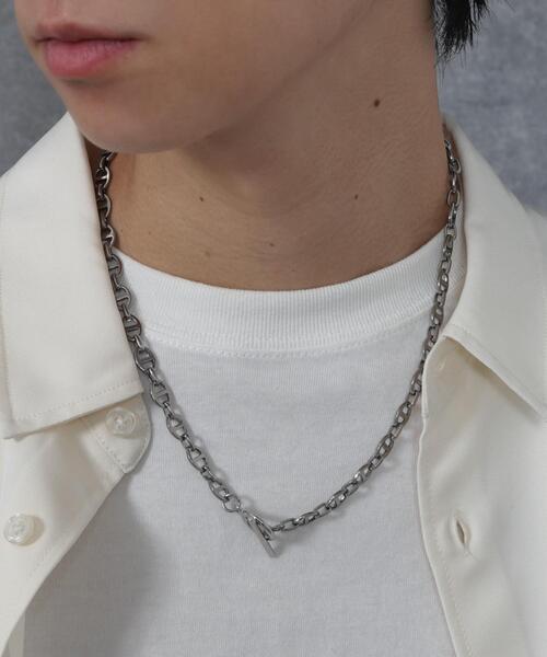 WEGO（ウィゴー）の「WEGO/ステンレスマンテルチェーンネックレス（ネックレス・メンズ・その他1/その他4/その他3/その他2・FREE）」の4枚目の写真