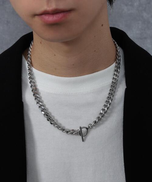 WEGO（ウィゴー）の「WEGO/ステンレスマンテルチェーンネックレス（ネックレス・メンズ・その他1/その他4/その他3/その他2・FREE）」の7枚目の写真