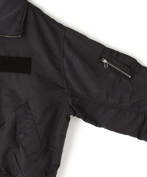 DANKE SCHON（ダンケシェーン）の「DankeSchon/ダンケシェーン/SATEN M-65（ミリタリージャケット・レディース・ブラック/カーキ・L/M）」の9枚目の写真