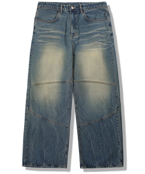 GUBIN(グビン)の「カーブドダブルニデニムパンツ(デニムパンツ・レディース・その他・MEDIUM/LARGE)」の1枚目の写真