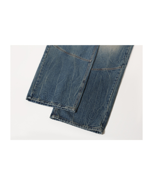 GUBIN(グビン)の「カーブドダブルニデニムパンツ(デニムパンツ・レディース・その他・MEDIUM/LARGE)」の4枚目の写真