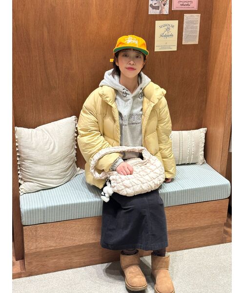 MUSINSA STANDARD WOMAN（ムシンサスタンダードウーマン）の「ウィメンズ コーデュロイ ミディ スカート [ダークグレー]（スカート・レディース・その他・SMALL/MEDIUM/LARGE/X-SMALL）」の7枚目の写真