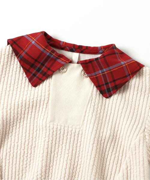 apres les cours（アプレレクール）の「【リンク】セーラーカラートップス（スウェット・キッズ・アイボリー/ネイビー・80/90/100/110/120/130）」の18枚目の写真