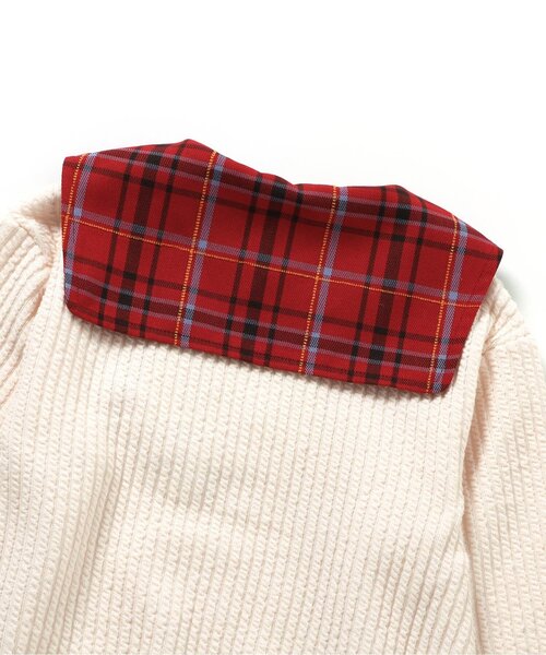 apres les cours（アプレレクール）の「【リンク】セーラーカラートップス（スウェット・キッズ・アイボリー/ネイビー・80/90/100/110/120/130）」の19枚目の写真