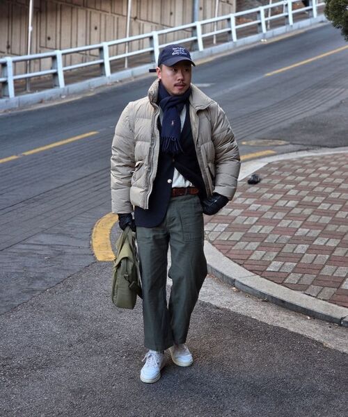 MUSINSA STANDARD（ムシンサスタンダード）の「ホワイトサテンオフィサーパンツ[オリーブ]（その他パンツ・メンズ・その他・38/42/36/34/32/31/33/26/27/28/40/30/29）」の11枚目の写真