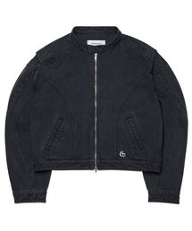 NOMANUAL（NOMANUAL）の「T.I.D RIDER JACKET - WASHED BLACK（デニムジャケット）」