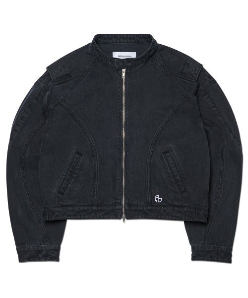 T.I.D RIDER JACKET - WASHED BLACK