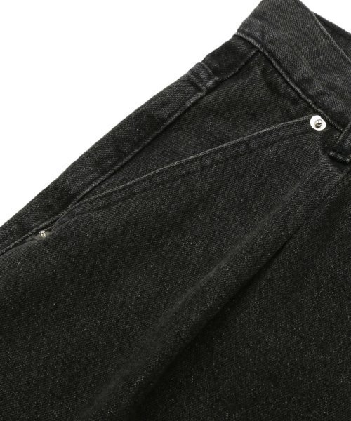 TRILLION(トリリオン)の「イエローウォッシュリバースジョーデニムパンツ(BLACK)(デニムパンツ・レディース・その他・SMALL/MEDIUM/LARGE/X-LARGE)」の20枚目の写真