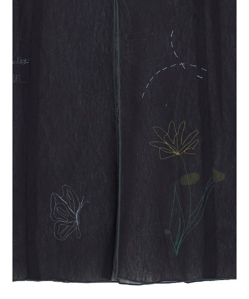 セール】UND ASSORT COLOR TATTOO SHEER TOP（シャツ/ブラウス