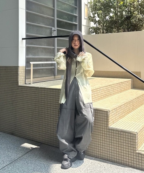 セール】UND ASSORT COLOR TATTOO SHEER TOP（シャツ/ブラウス