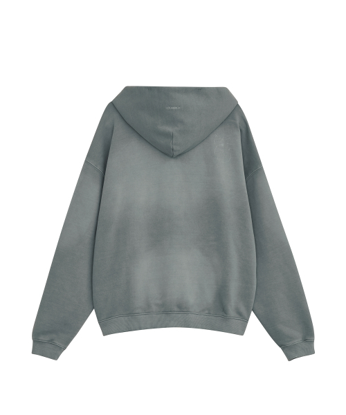 DEFGARMENTS（デフグラメンツ）の「PIG BRUSHED HOOD ZIPUP [SKY BLUE]（パーカー・レディース・その他・LARGE/SMALL）」の2枚目の写真