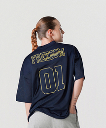 FREEDOM（フリーダム）の「Mesh Rugby Jersey (Navy)（Tシャツ/カットソー・メンズ）」