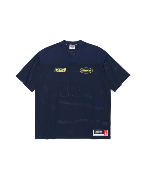 FREEDOM(フリーダム)の「メッシュラグビージャージ(ネイビー)(Tシャツ/カットソー・メンズ・その他・XX-LARGE/XXX-LARGE/XXXX-LARGE/LARGE/MEDIUM)」の3枚目の写真