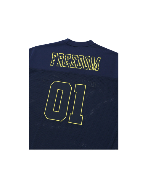 FREEDOM(フリーダム)の「メッシュラグビージャージ(ネイビー)(Tシャツ/カットソー・メンズ・その他・XX-LARGE/XXX-LARGE/XXXX-LARGE/LARGE/MEDIUM)」の4枚目の写真