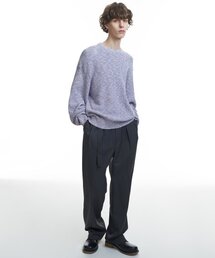 INSILENCE（インサイロンス）の「【INSILENCE&times;KKST】ダブルプリーツベルテッドウールパンツ CHARCOAL（スラックス）」