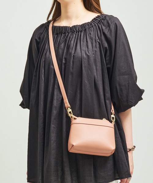 MISCH MASCH(ミッシュマッシュ)の「2wayバケツ型ショルダーバッグ(ハンドバッグ・レディース・ブラック/ベージュ/ピンク・フリ-)」の7枚目の写真