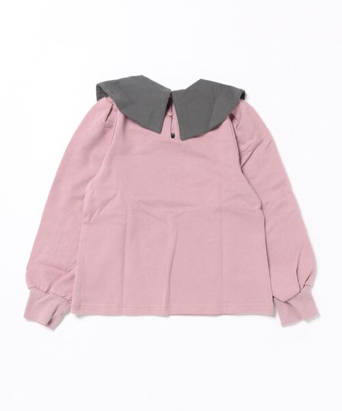 nino（ニノ）の「衿リボン プルオーバー（その他トップス・キッズ・パープル・130cm/140cm）」の2枚目の写真