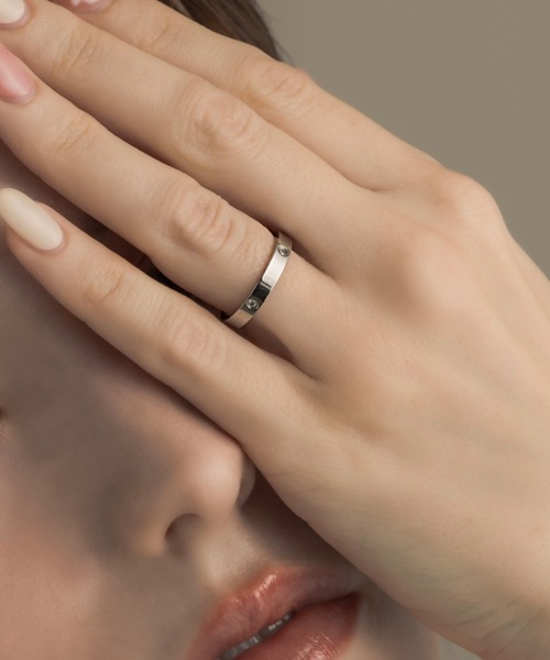 muku（ムク）の「RING/INTERVAL ZIRCONIA（リング・レディース・ゴールド/シルバー・19/16/11）」の6枚目の写真