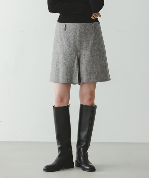 Noble（ノーブル）の「ネップツイードショートパンツ（その他パンツ・レディース・グレー/ブラウン・38/36）」の8枚目の写真