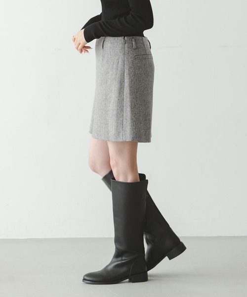 Noble（ノーブル）の「ネップツイードショートパンツ（その他パンツ・レディース・グレー/ブラウン・38/36）」の9枚目の写真