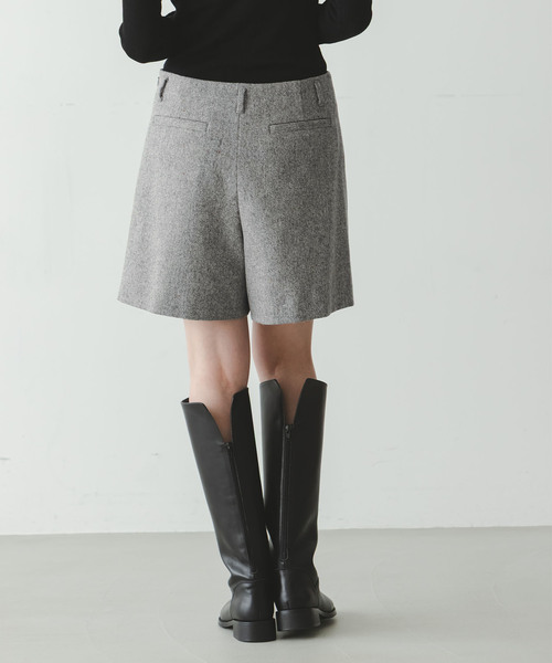 Noble（ノーブル）の「ネップツイードショートパンツ（その他パンツ・レディース・グレー/ブラウン・38/36）」の10枚目の写真