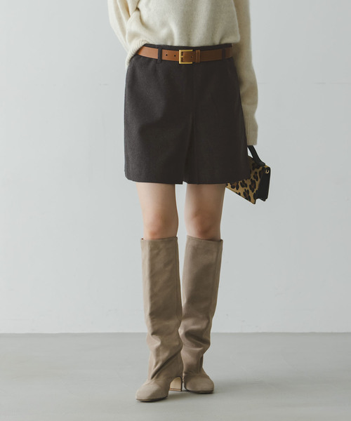 Noble（ノーブル）の「ネップツイードショートパンツ（その他パンツ・レディース・グレー/ブラウン・38/36）」の19枚目の写真