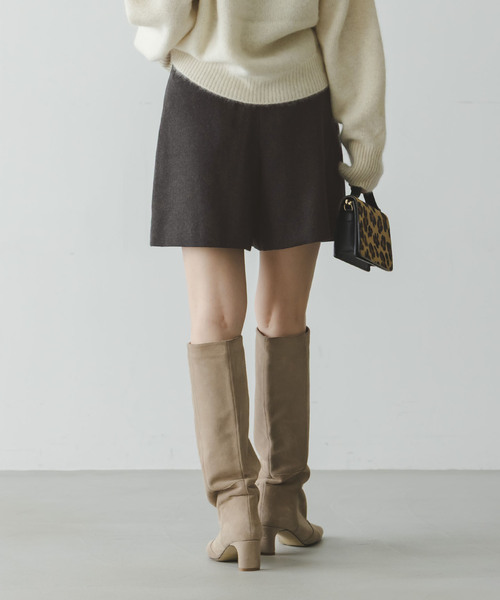 Noble（ノーブル）の「ネップツイードショートパンツ（その他パンツ・レディース・グレー/ブラウン・38/36）」の21枚目の写真