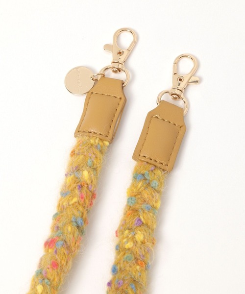 セール】ミックスカラーニットストラップ（スマホグッズ）｜niko and